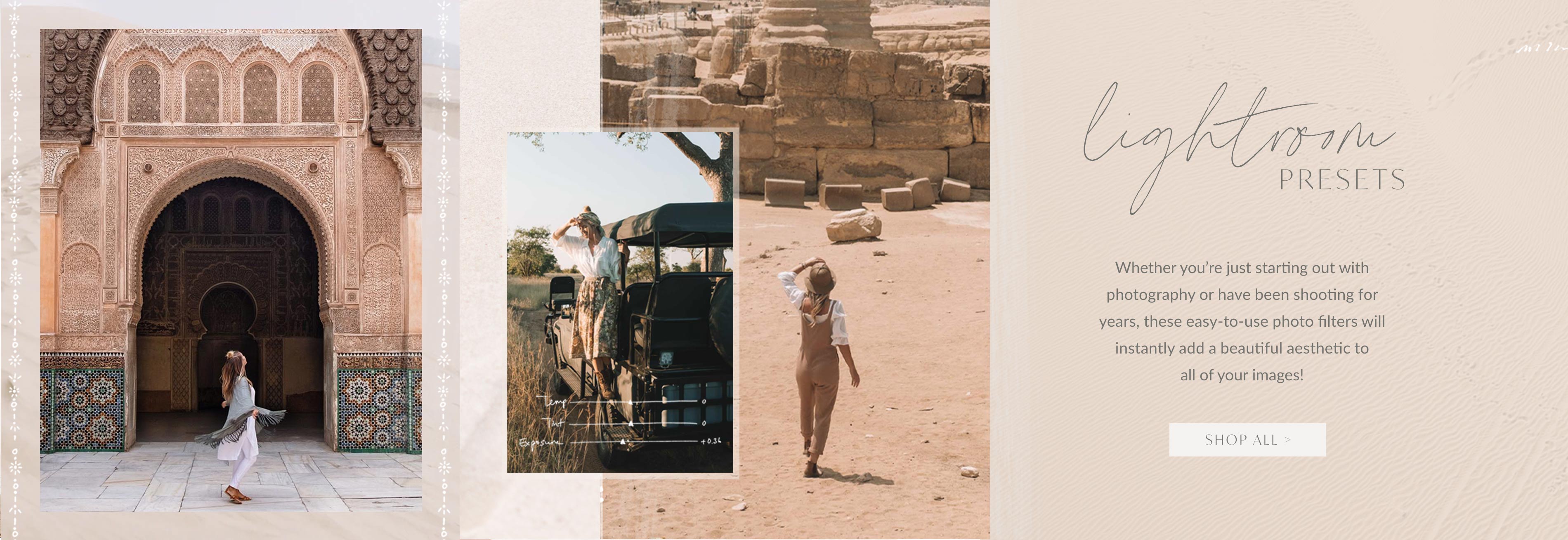 Whether you’re just starting out with photography or have been shooting for years, these easy-to-use photo filters will instantly add a beautiful aesthetic to all of your images!