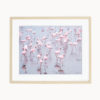 Namibia Flamingos Art Print Namibia Flamingos Art Print