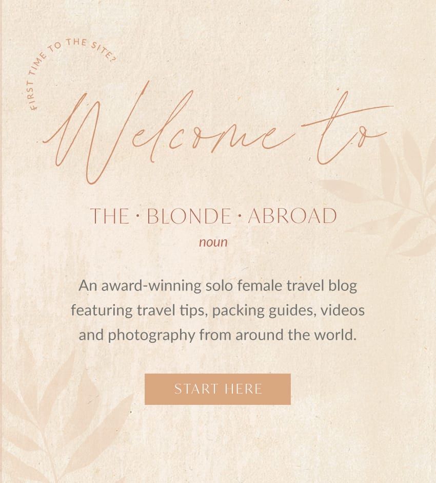 An award-winning solo female travel blog featuring travel tips, packing guides, videos and photography from around the world.