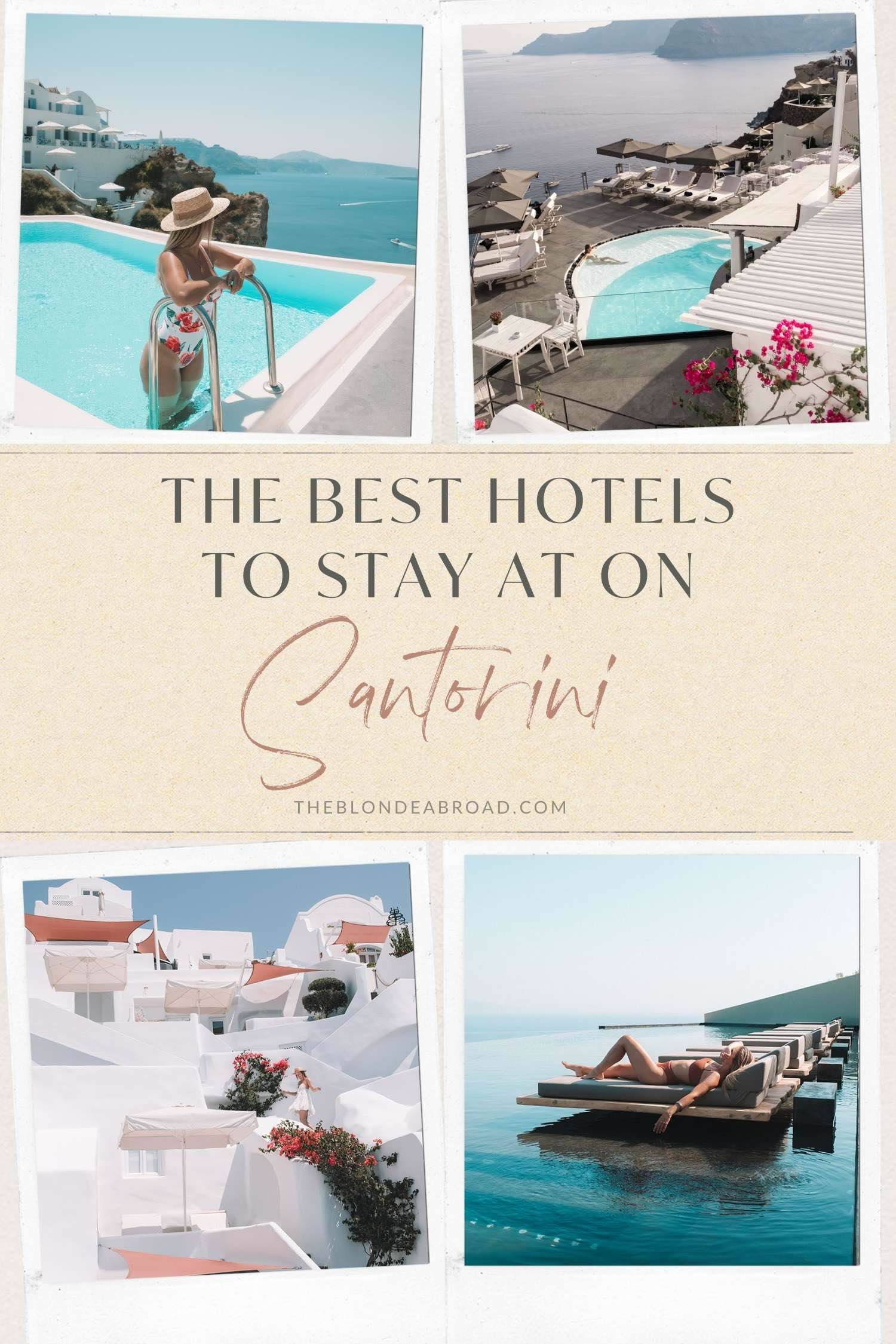 The Best Hotels to Stay at on Santorini